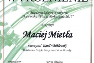 Wyróżnienie M. Mietła